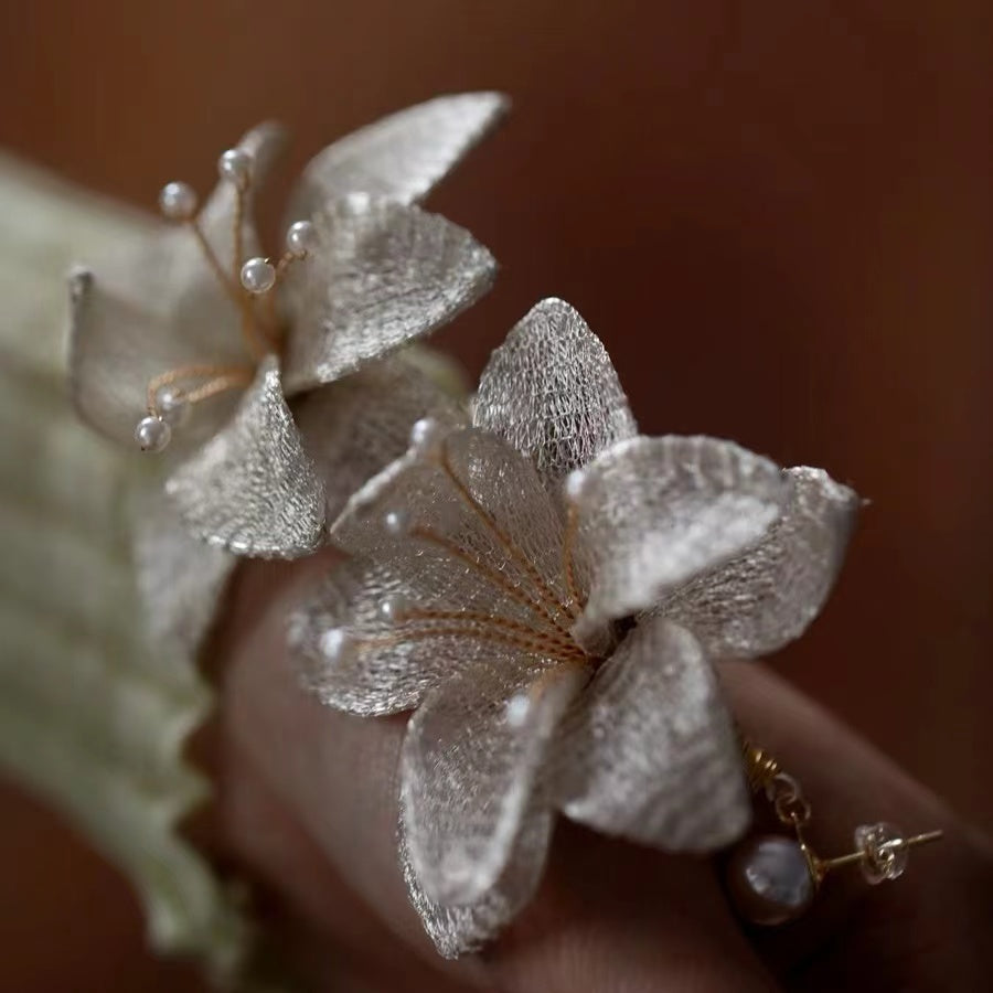 Knit Lily Earrings