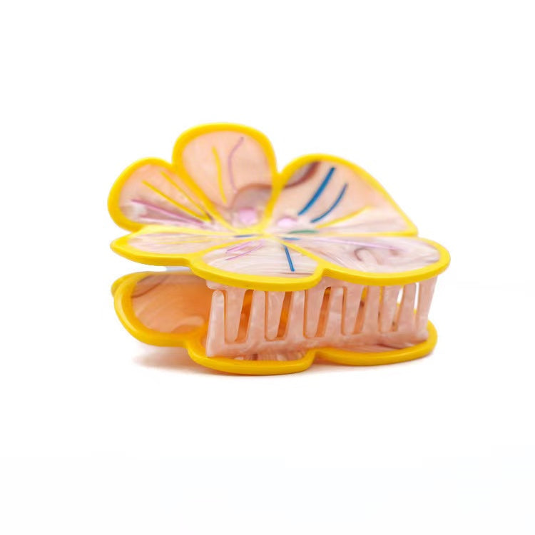 (Advance Sale❗)Peach Flower Hair Claw