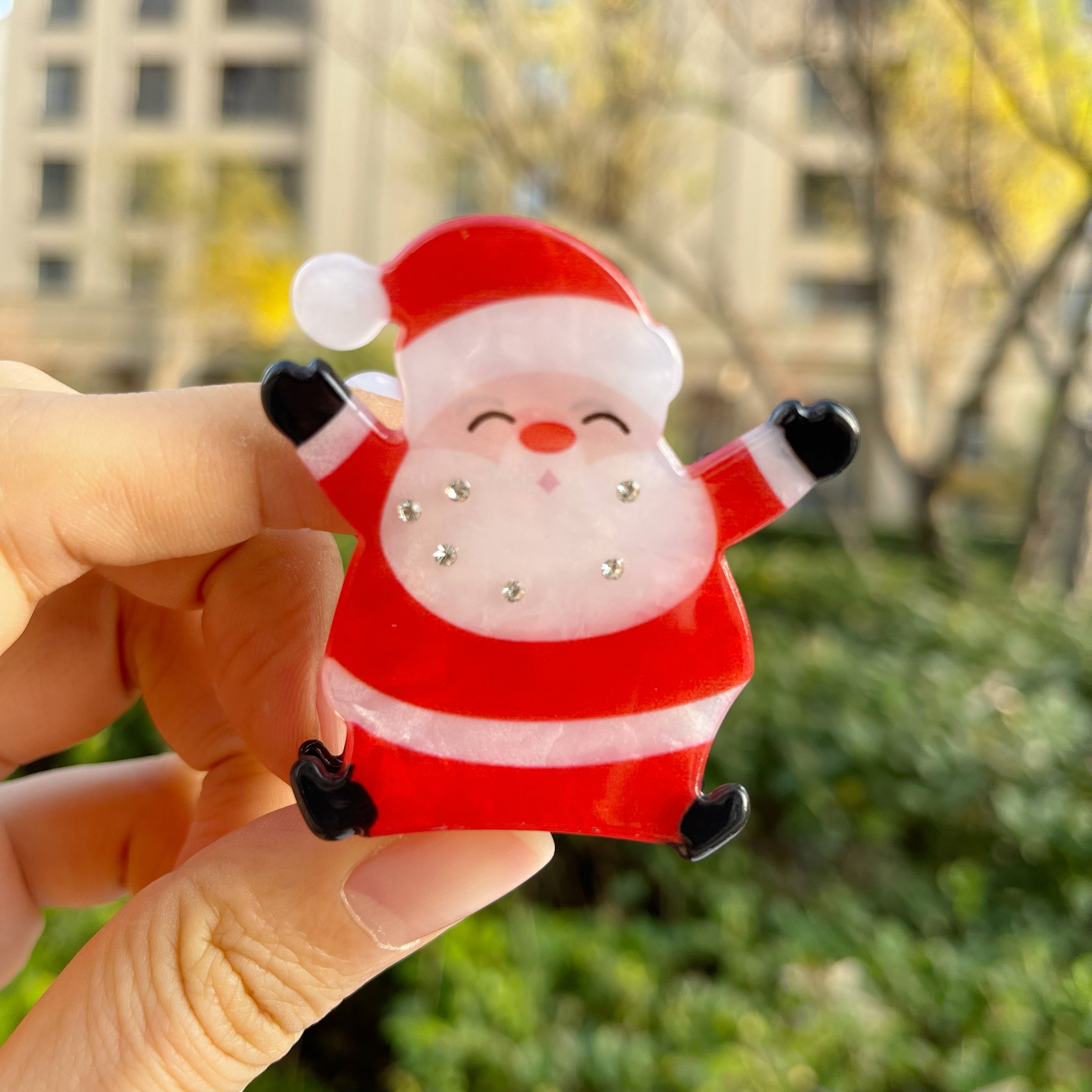 Santa Claus hair claw