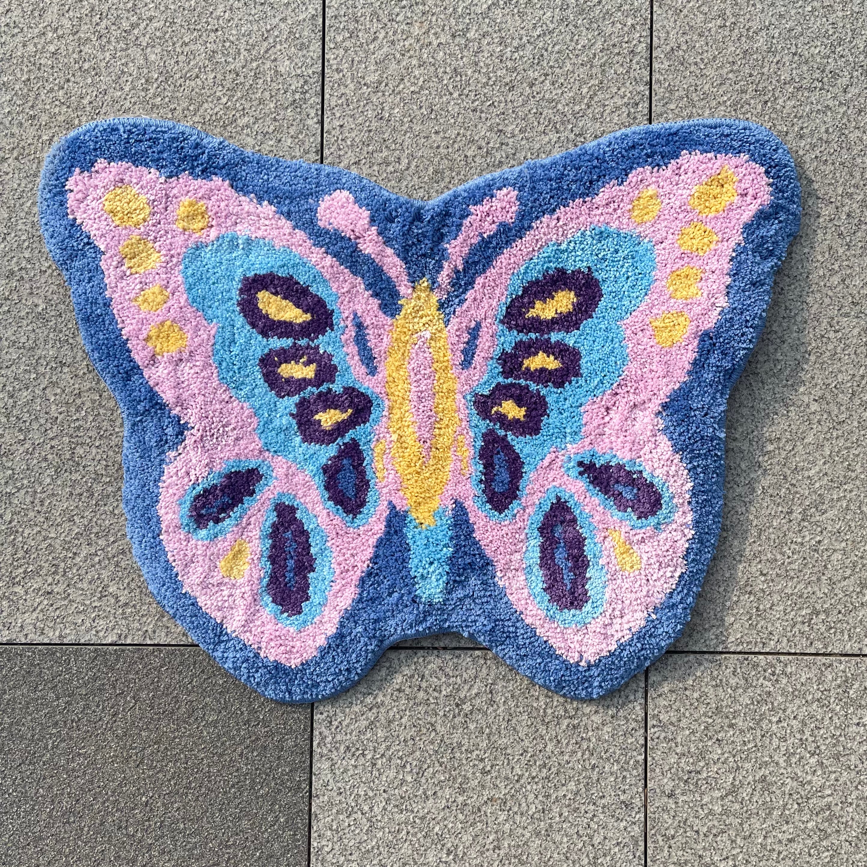 Pink Butterfly Rug