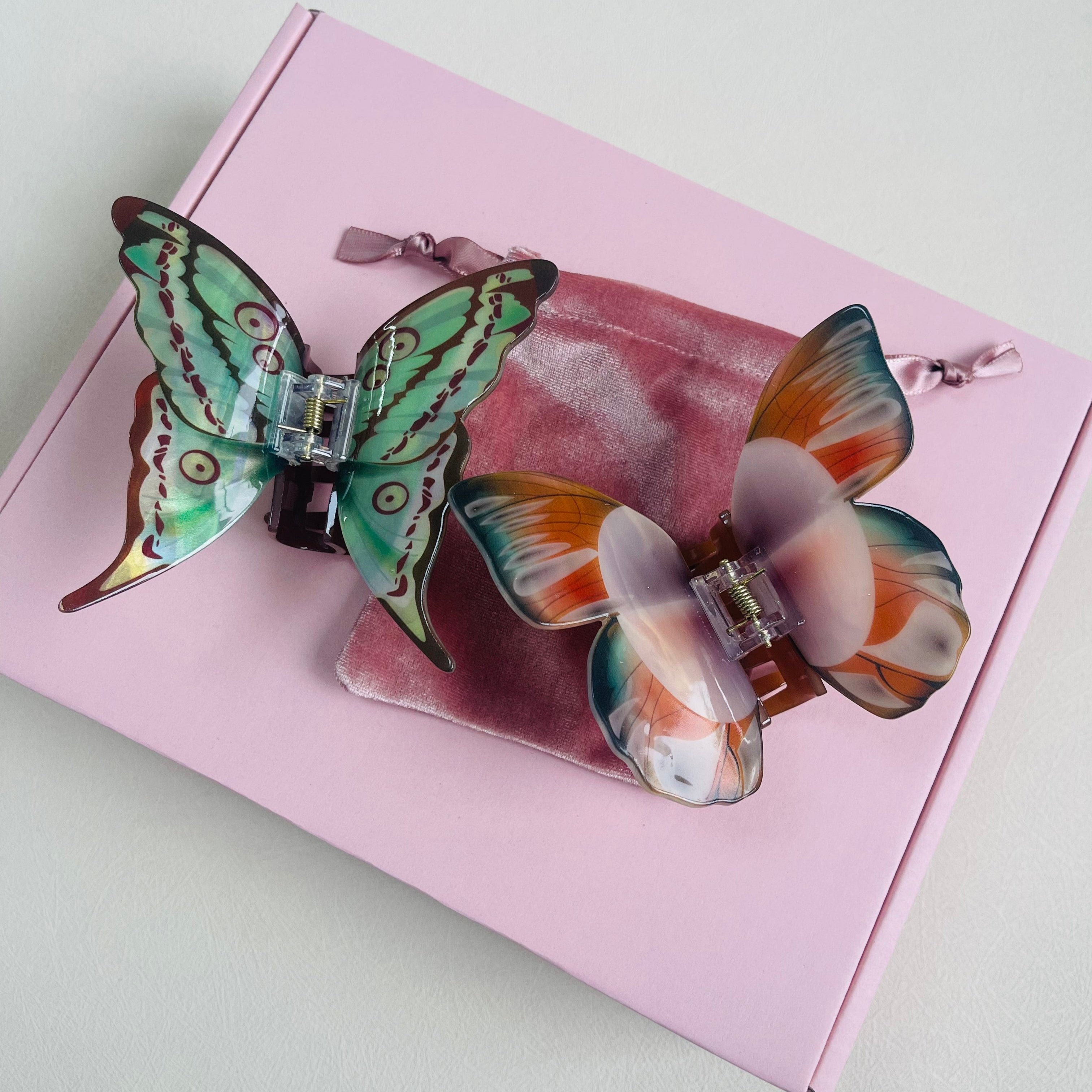 Lamproptera meges butterfly set(2pcs)