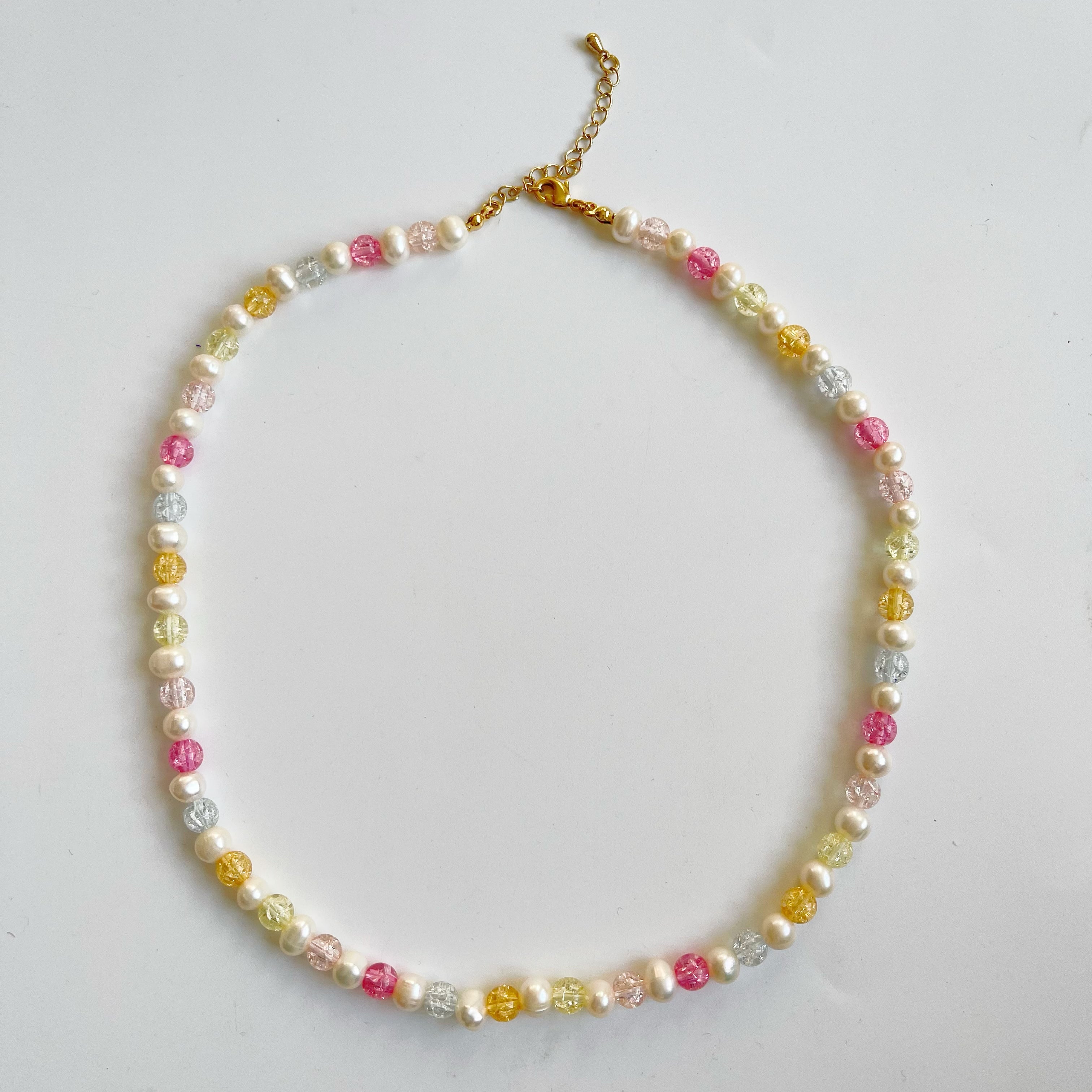 Marshmallow Pearl Necklace