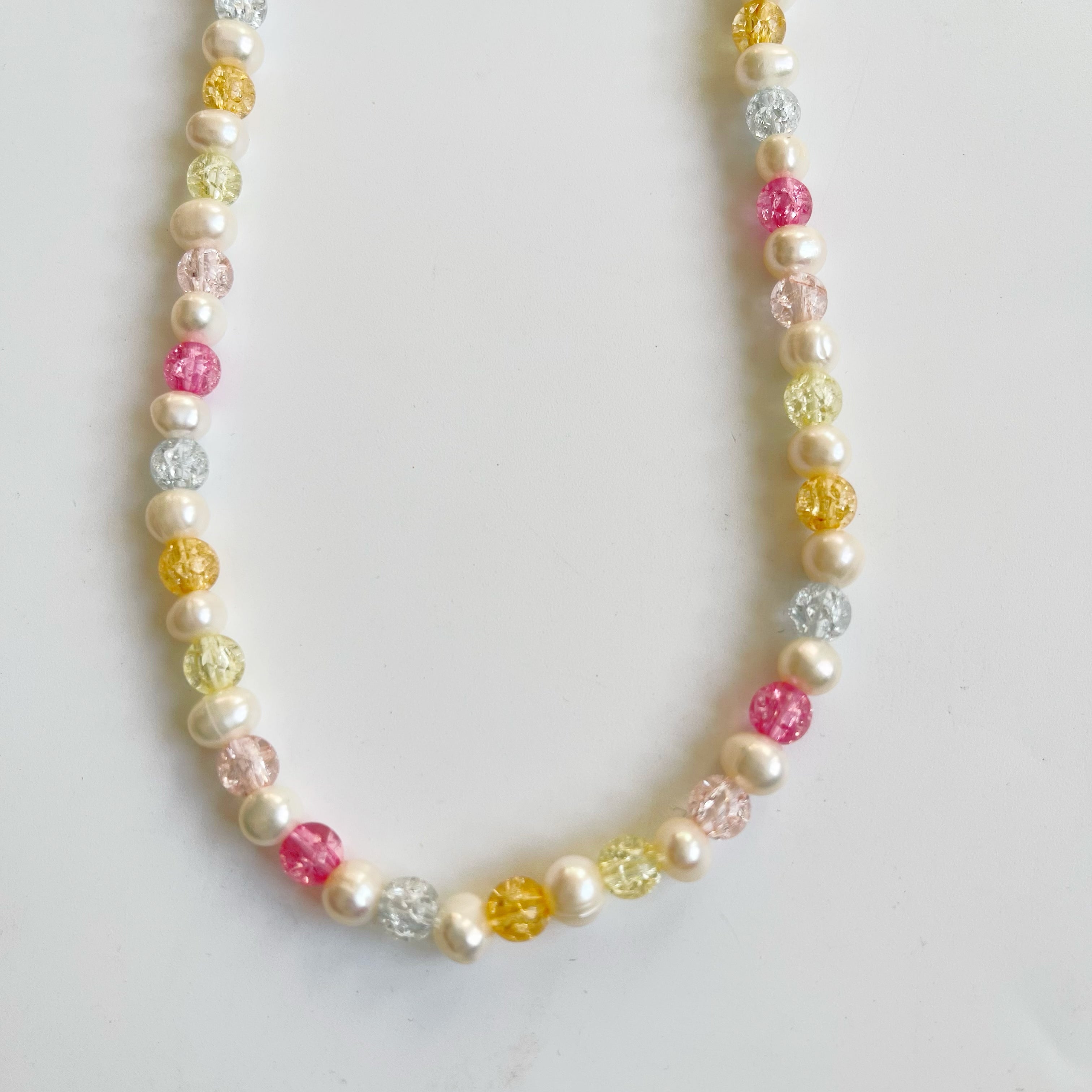 Marshmallow Pearl Necklace