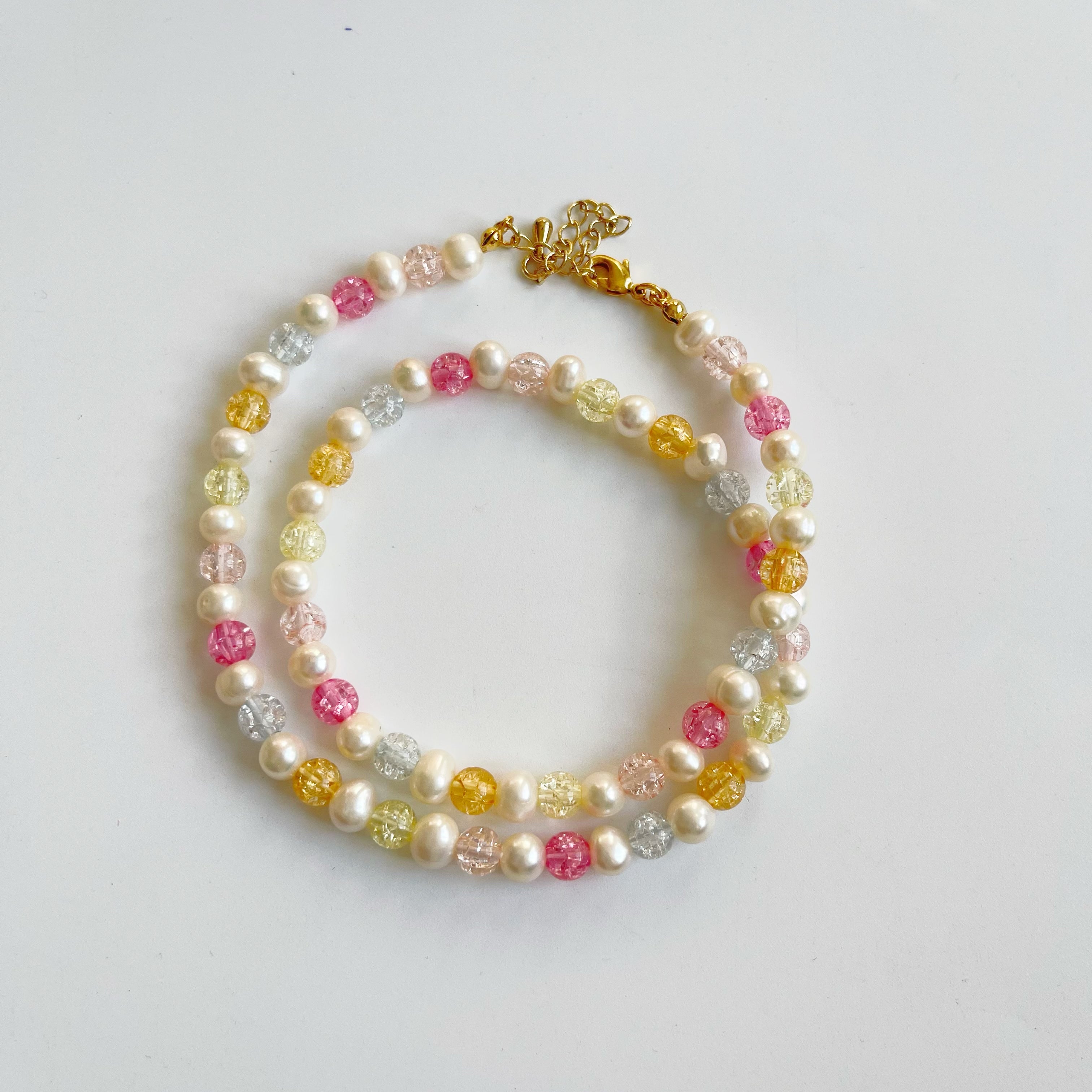 Marshmallow Pearl Necklace