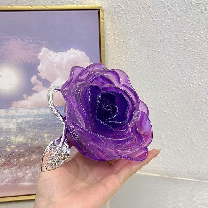 Fashion Rose Handbag within Purple