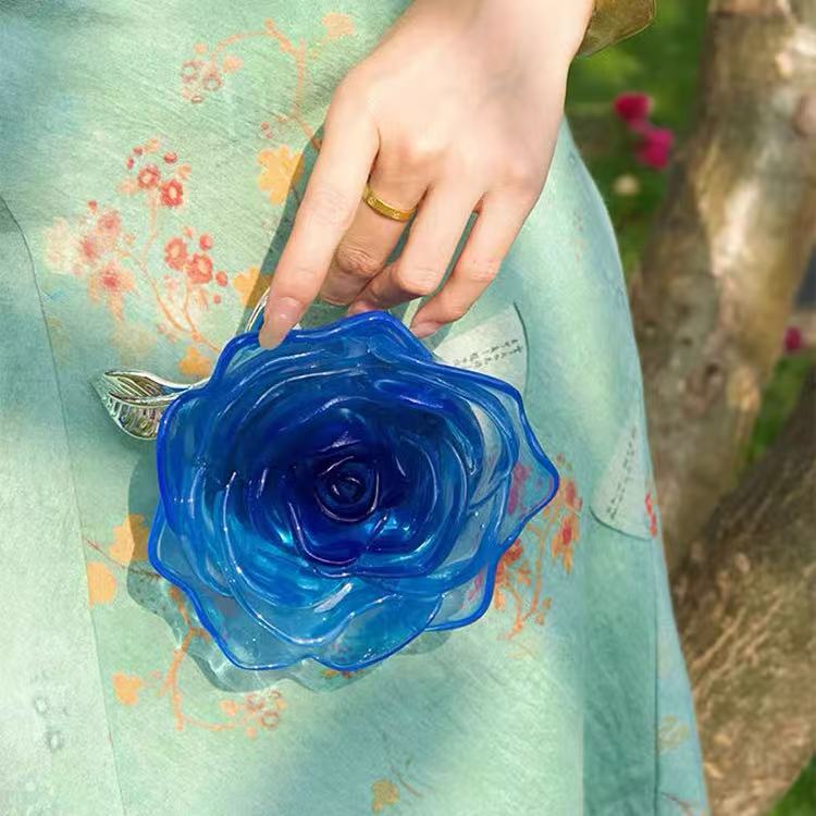 Fashion Rose Handbag within Blue