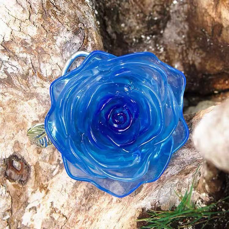 Fashion Rose Handbag within Blue