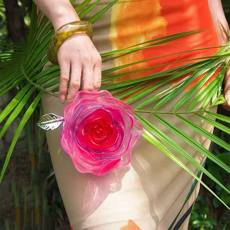 Fashion Rose Handbag within Pink
