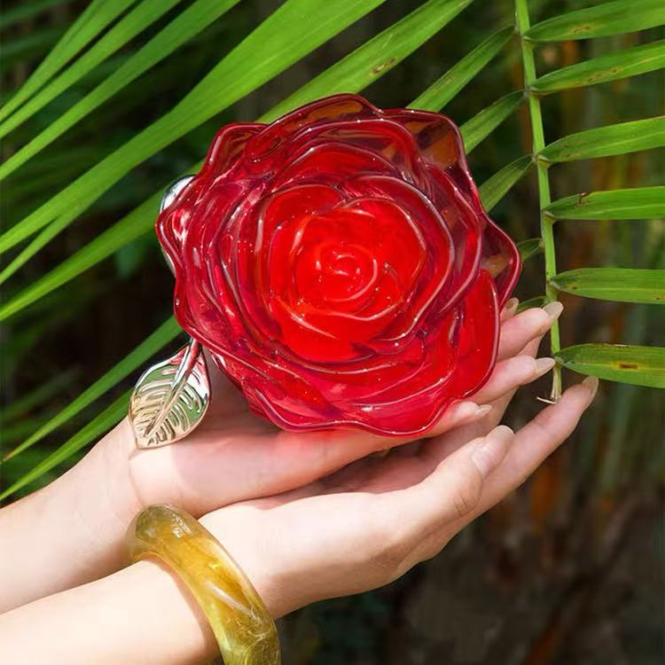 Fashion Rose Handbag within Red