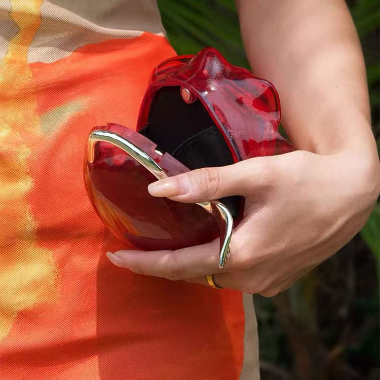 Fashion Rose Handbag within Red