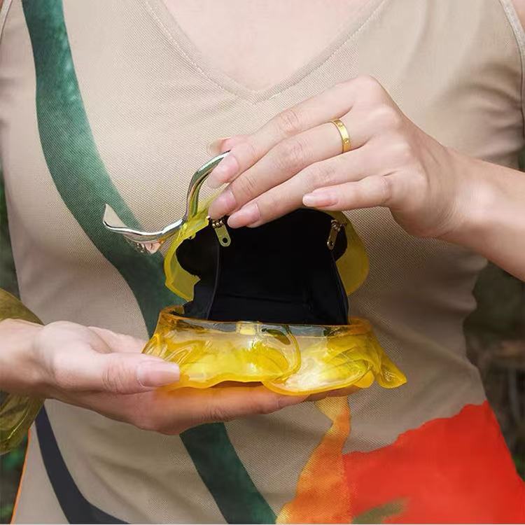 Fashion Rose Handbag within Yellow