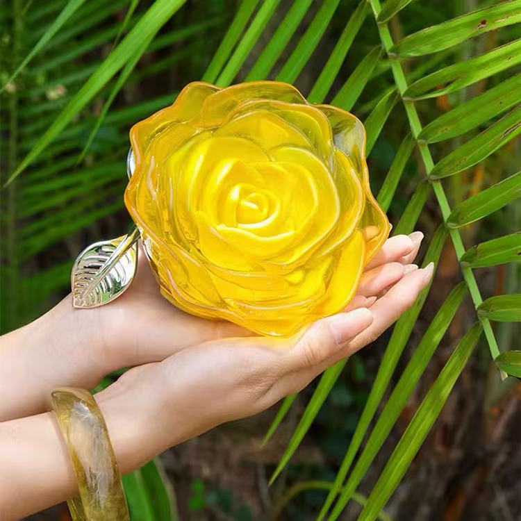 Fashion Rose Handbag within Yellow