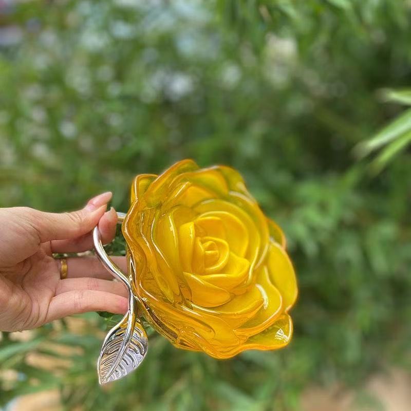 Fashion Rose Handbag within Yellow