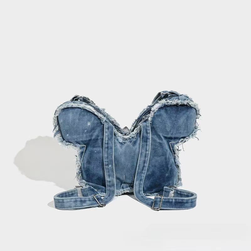 Denim Butterfly Bag within Blue