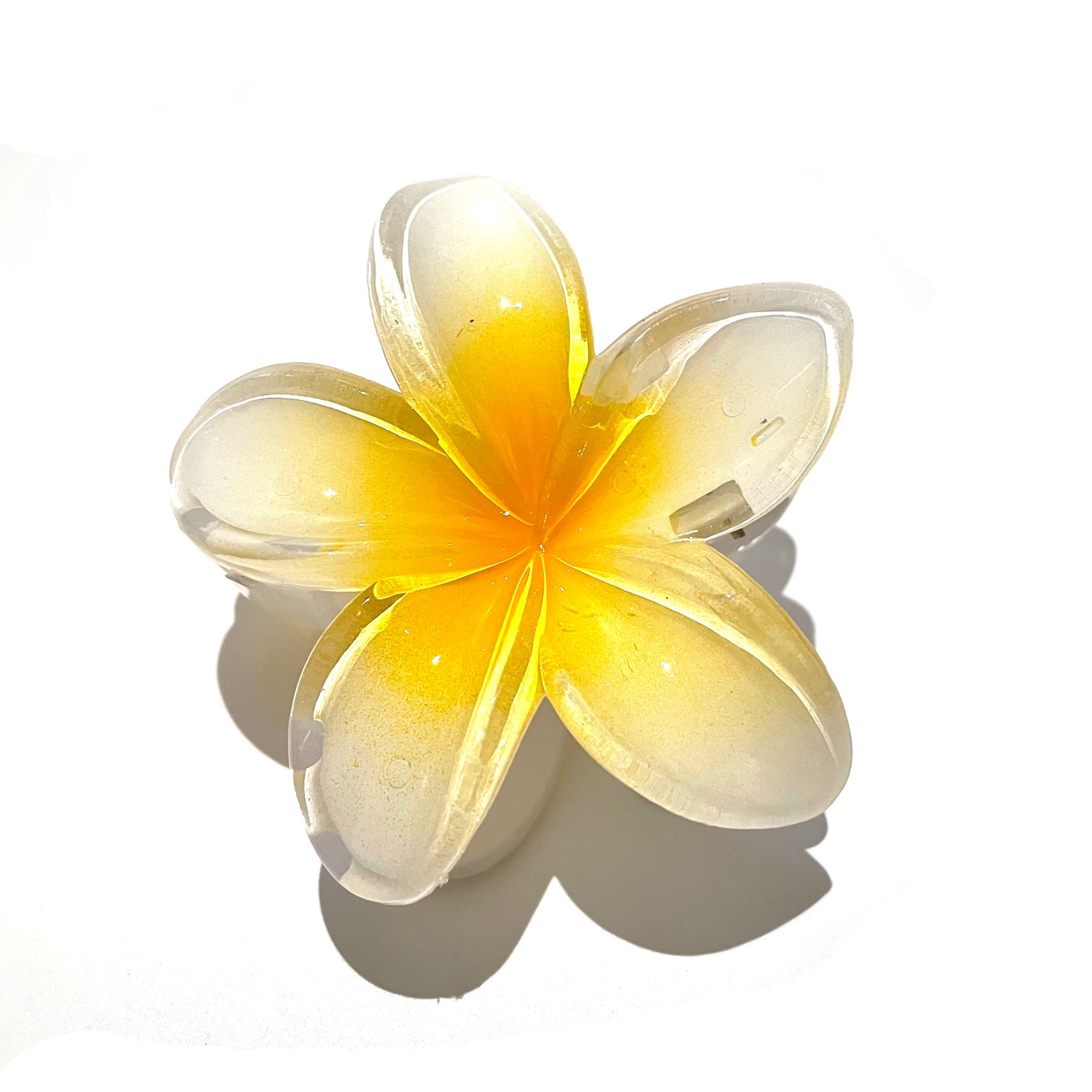 Frangipani hair Claw