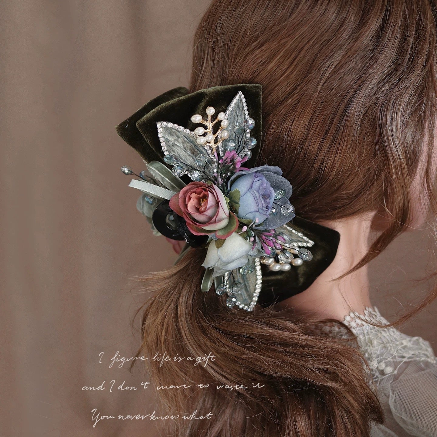 Forest Flower Dream hair claw