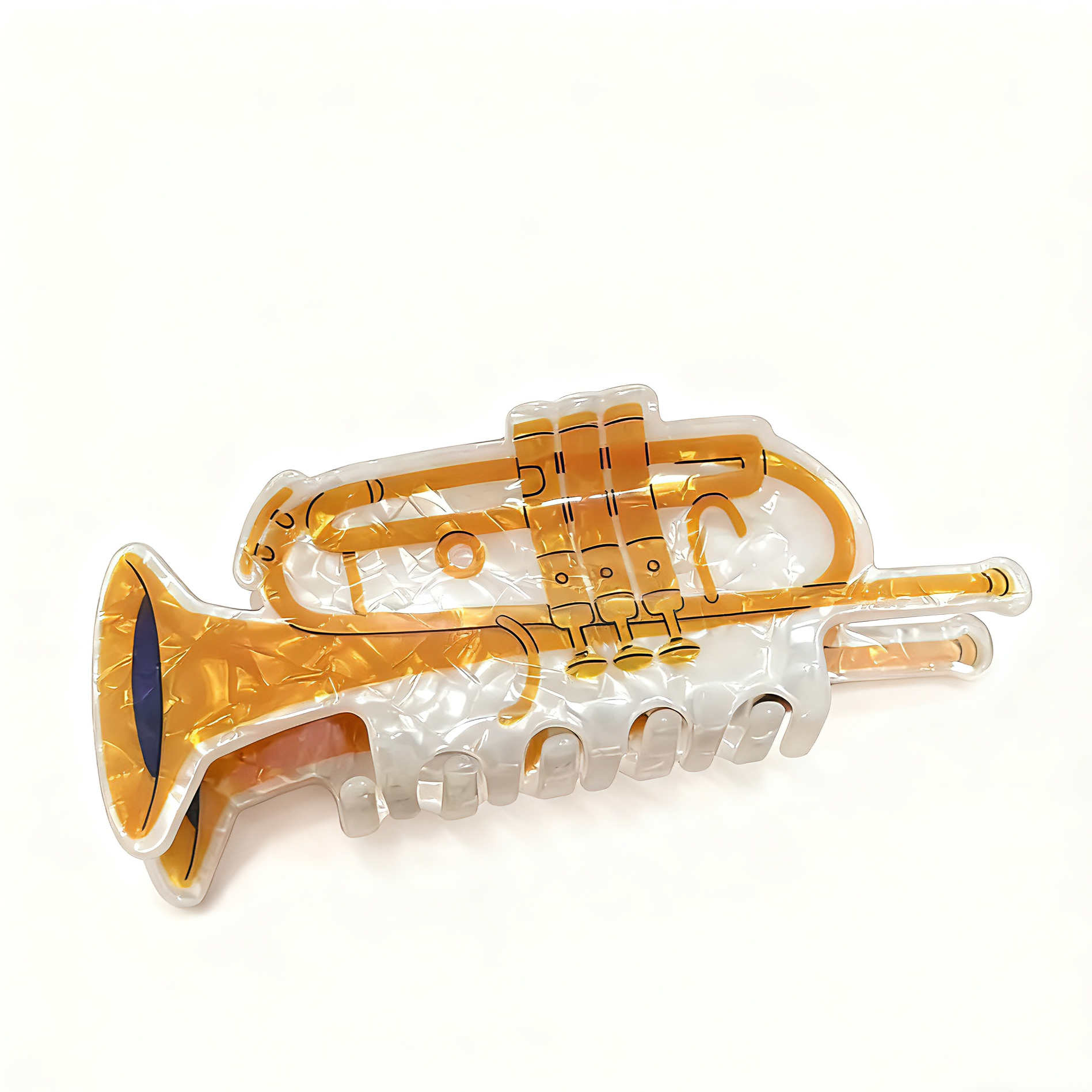 Trumpet hair claw