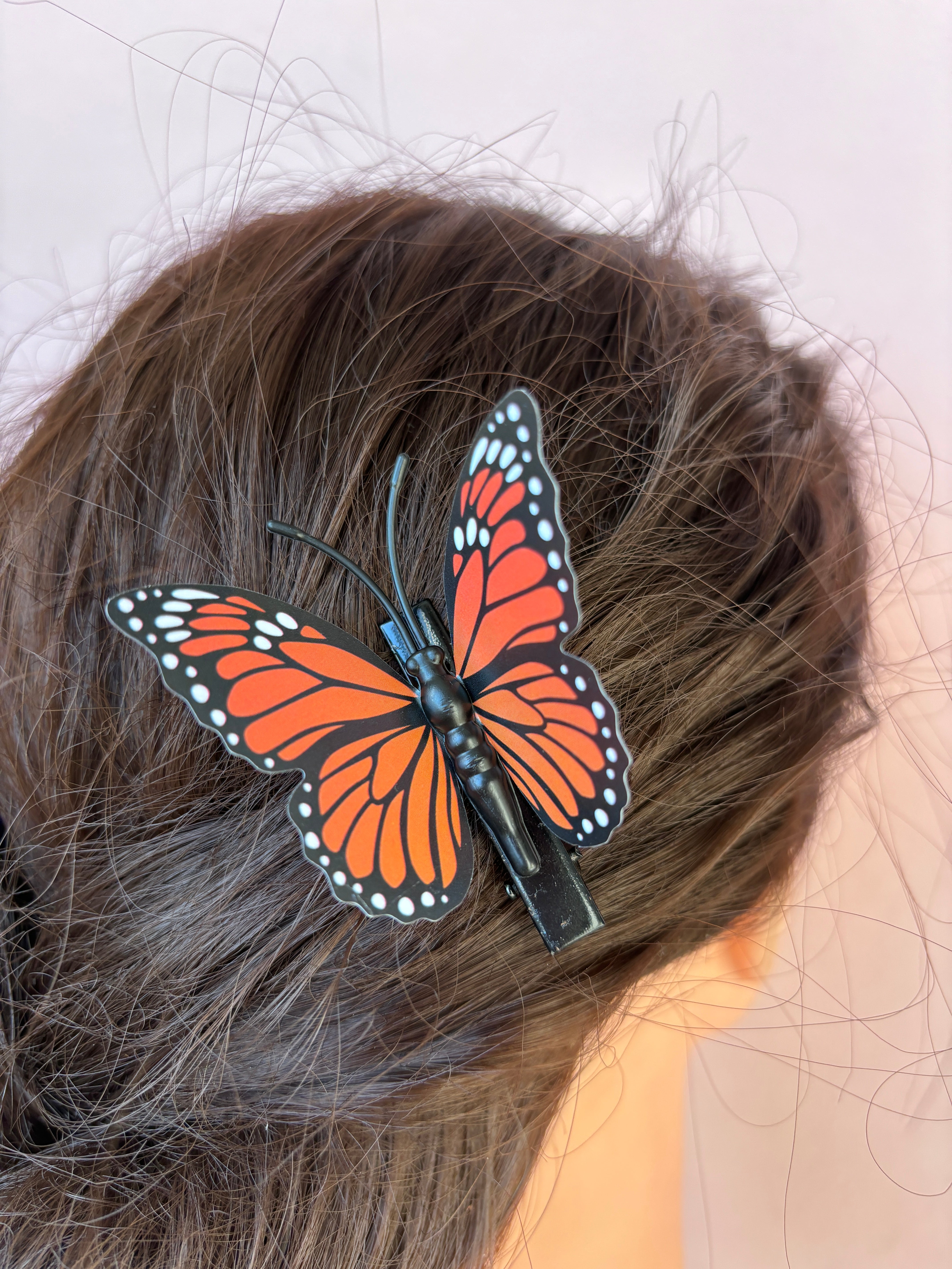 Monarch butterfly hair clips set(12pcs)