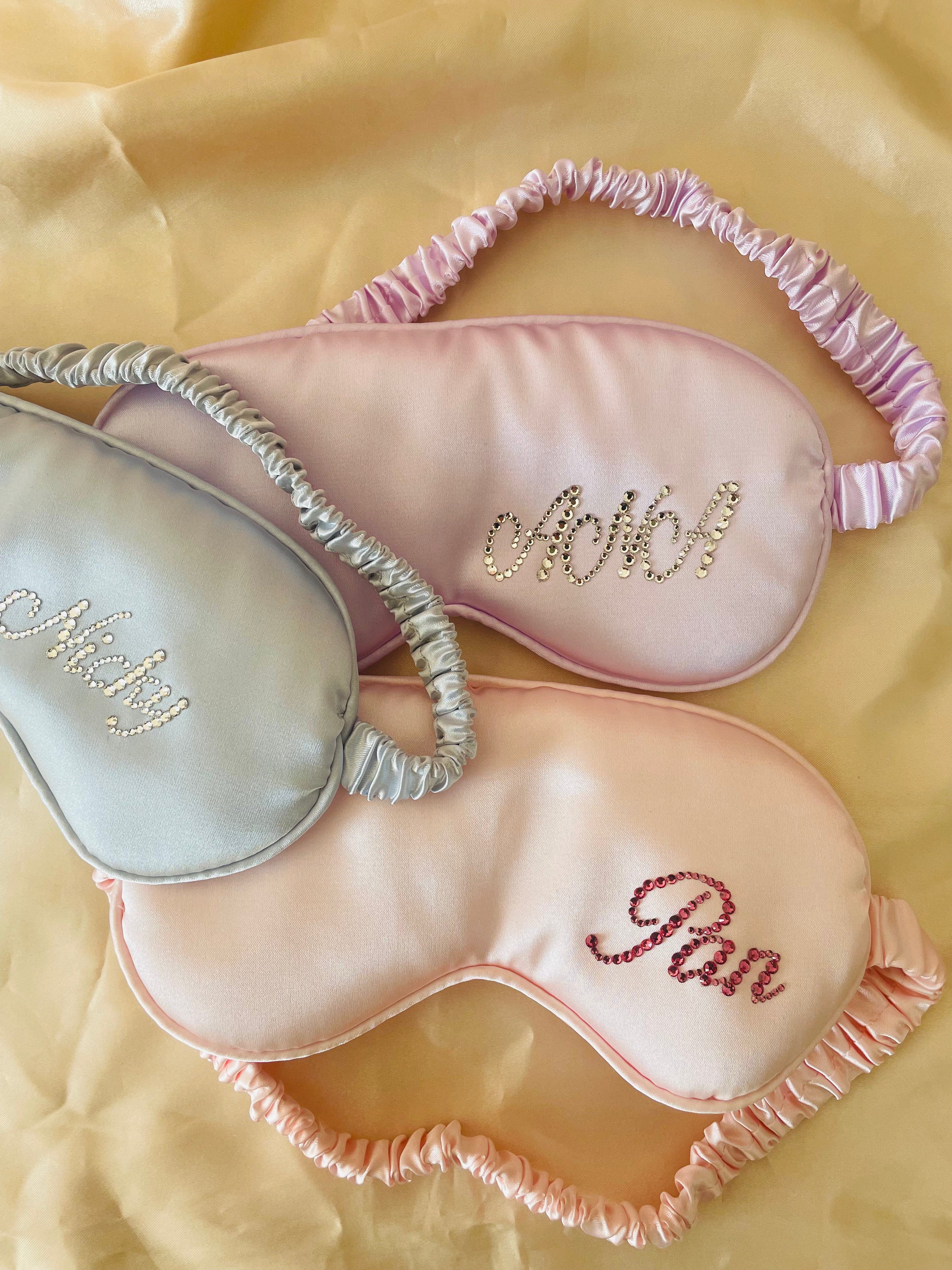 SILK EYE MASK NAMEPLATE CUSTOMIZED