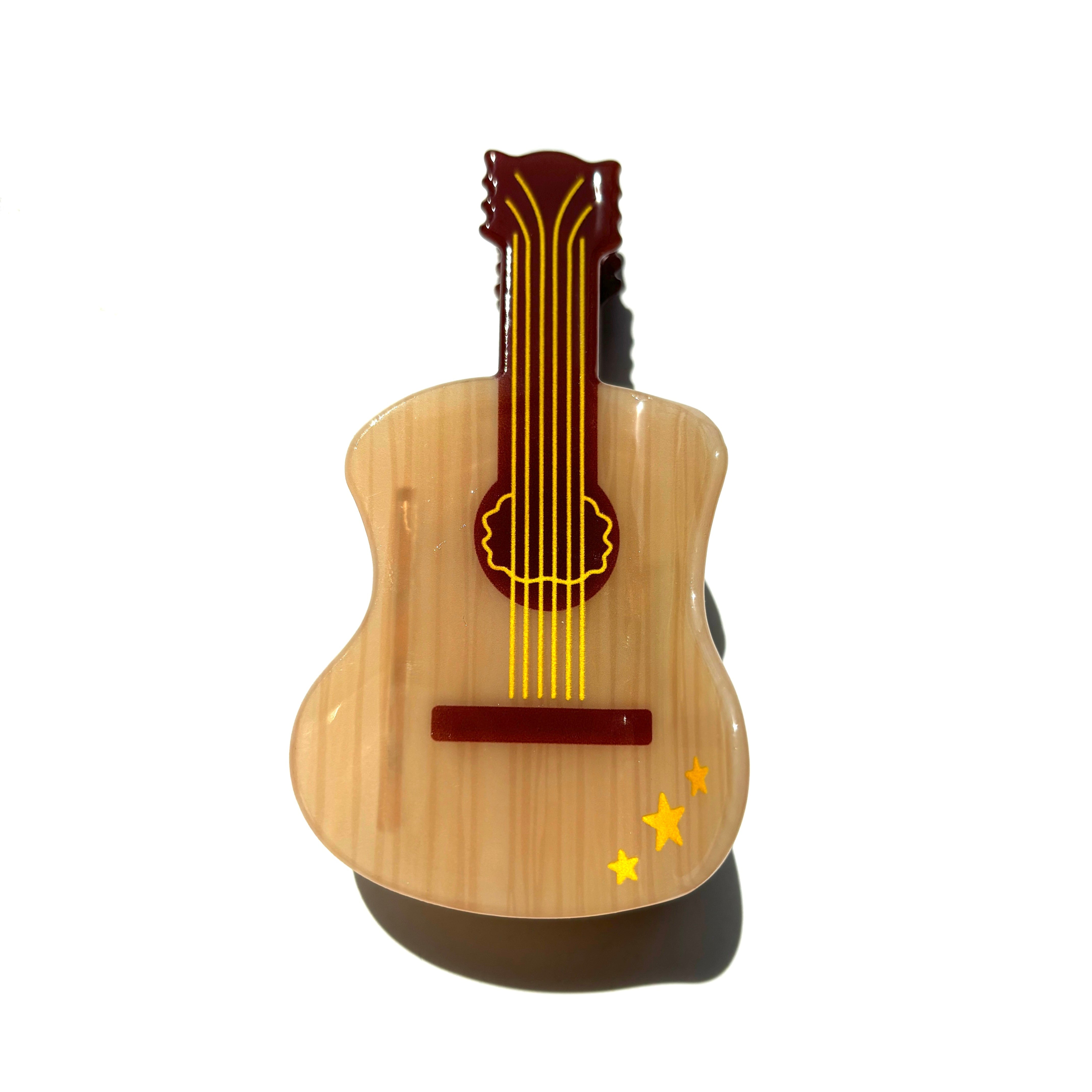 Lovely guitar hair claw