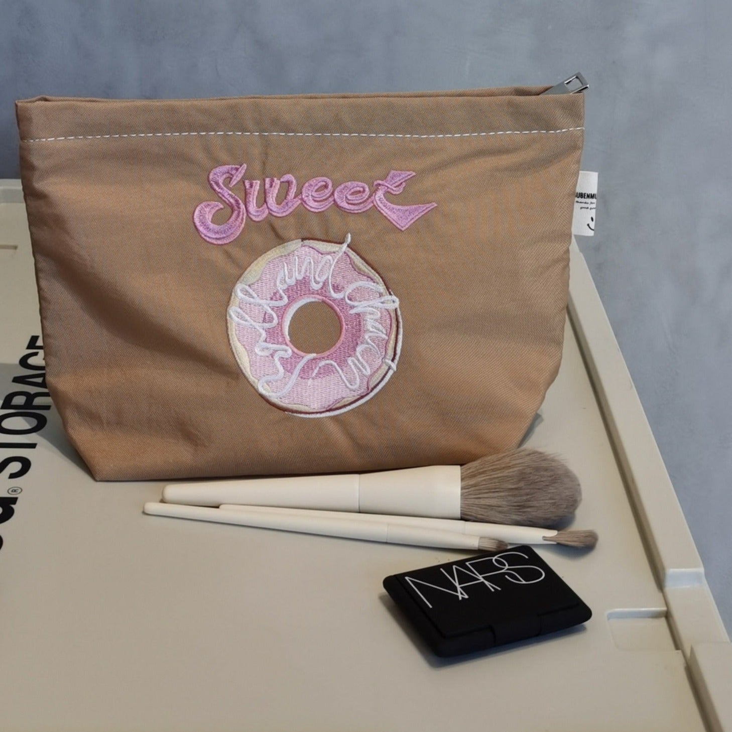 summer donuts Makeup Bag within Coffee