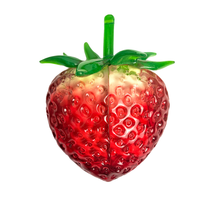 3D Sparkly Strawberry Airpods earphone