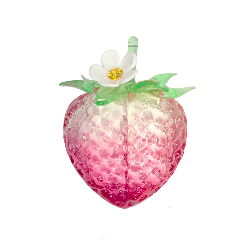 3D Sparkly Strawberry Airpods earphone