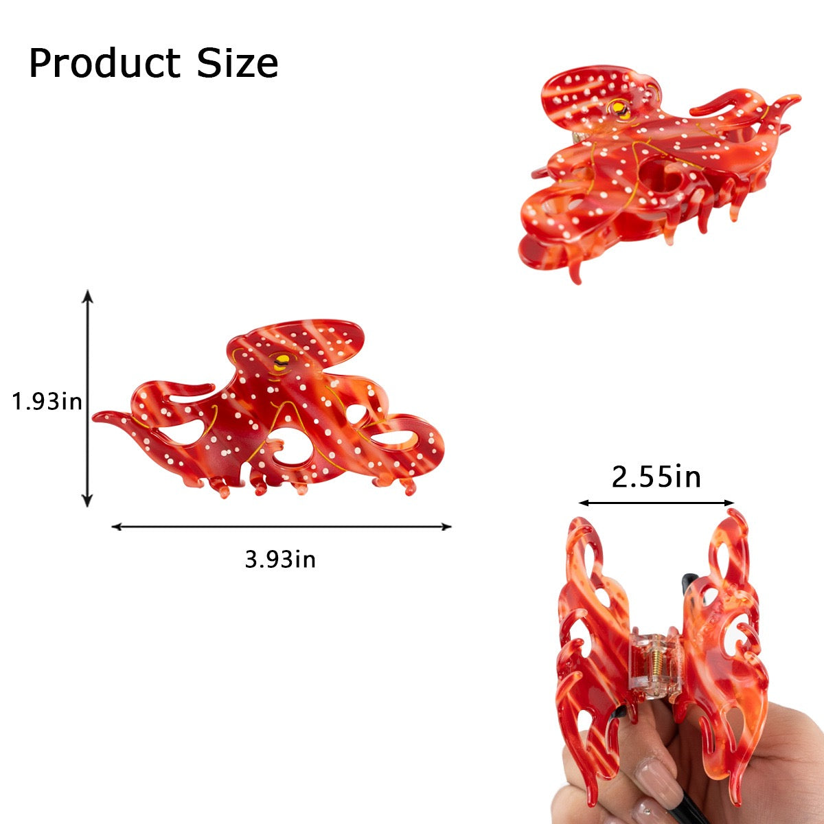 chilli octopus hair claw