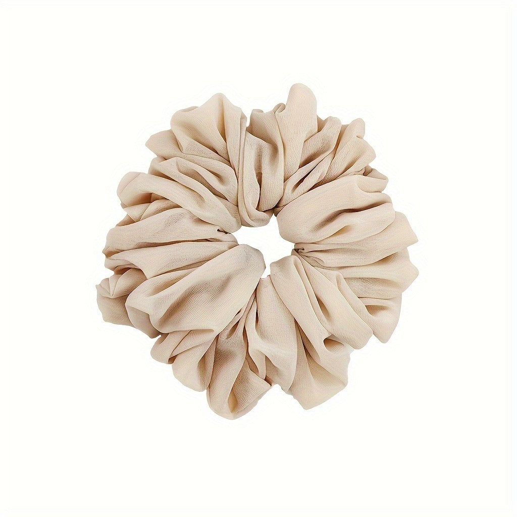 Large chiffon scrunchie in macaron