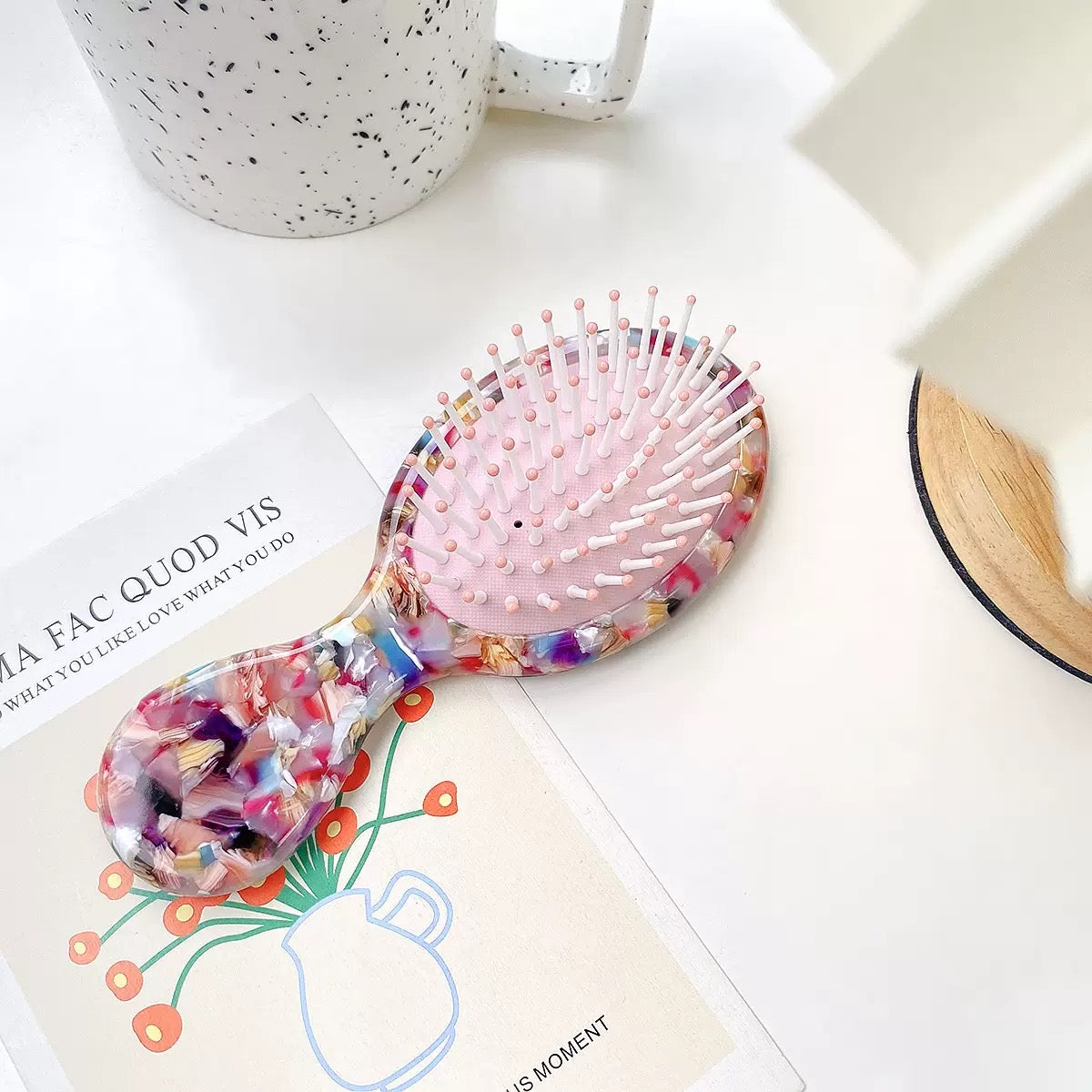 THE NAMEPLATE CUSTOMIZED PADDLE BRUSH