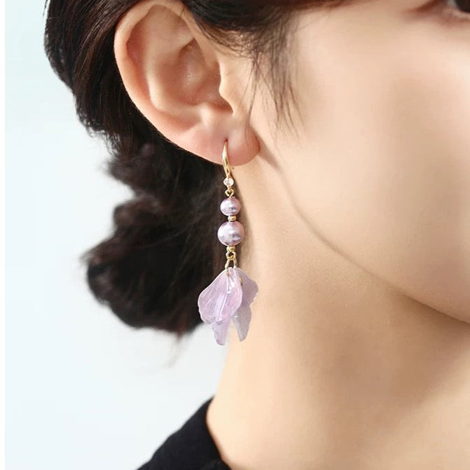 Pearl Tassel Earrings