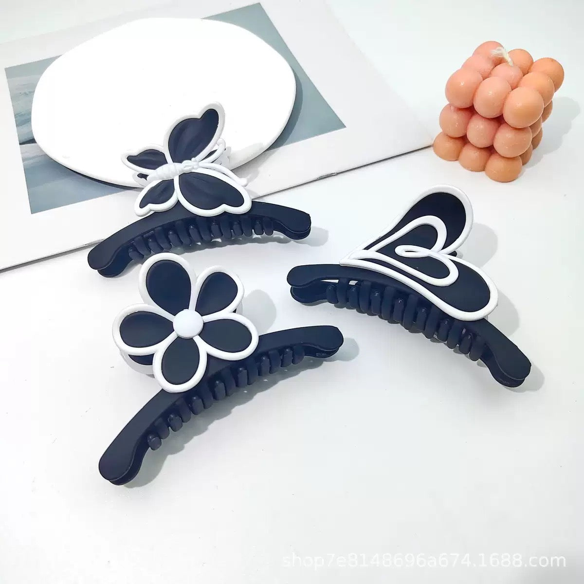 （ 3PCS ）Black frosted claw