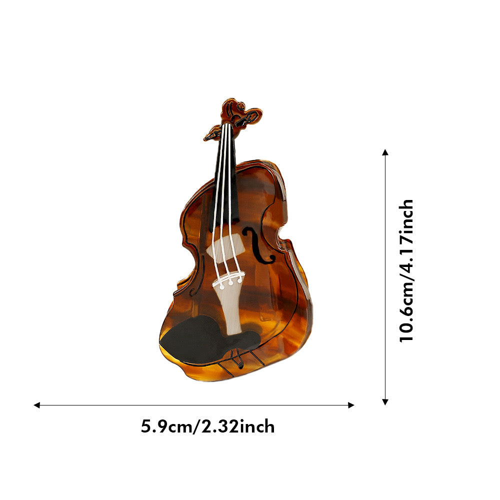 violin hair claw