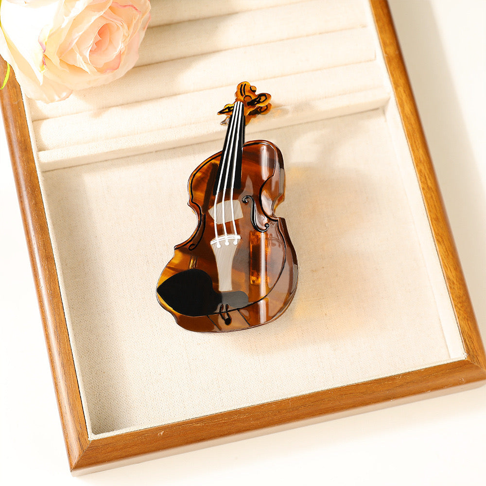 violin hair claw