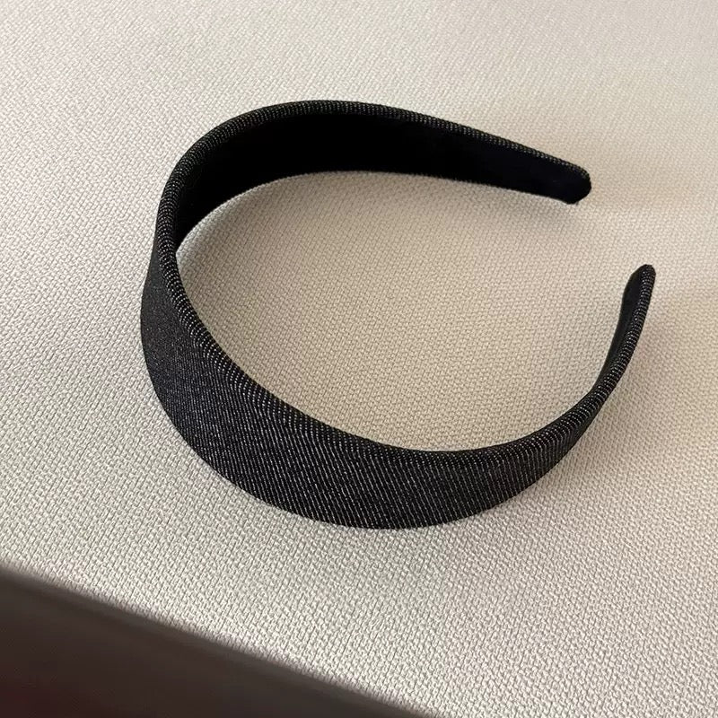 THE NAMEPLATE CUSTOMIZED DENIM HEADBAND