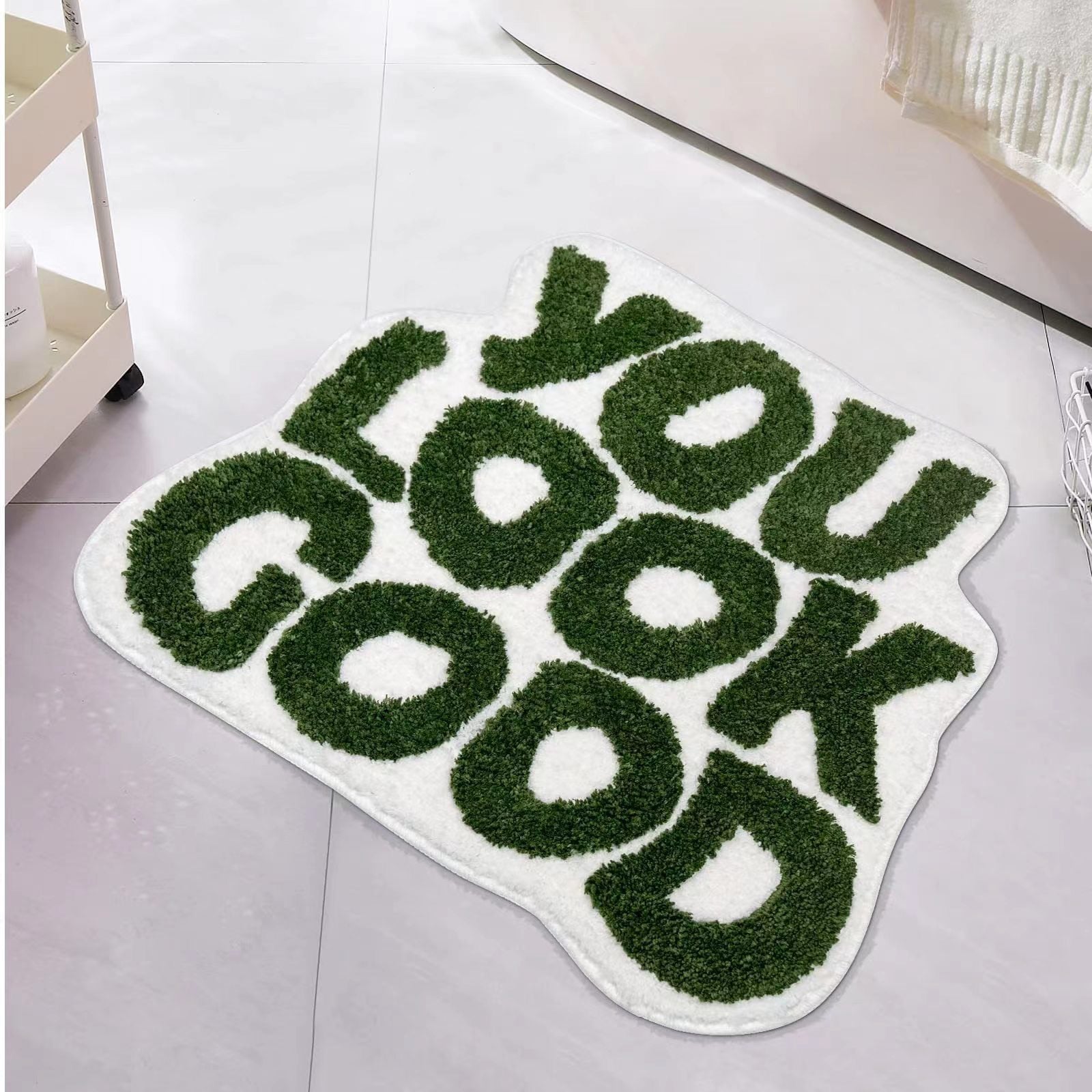 You look good within grass rug