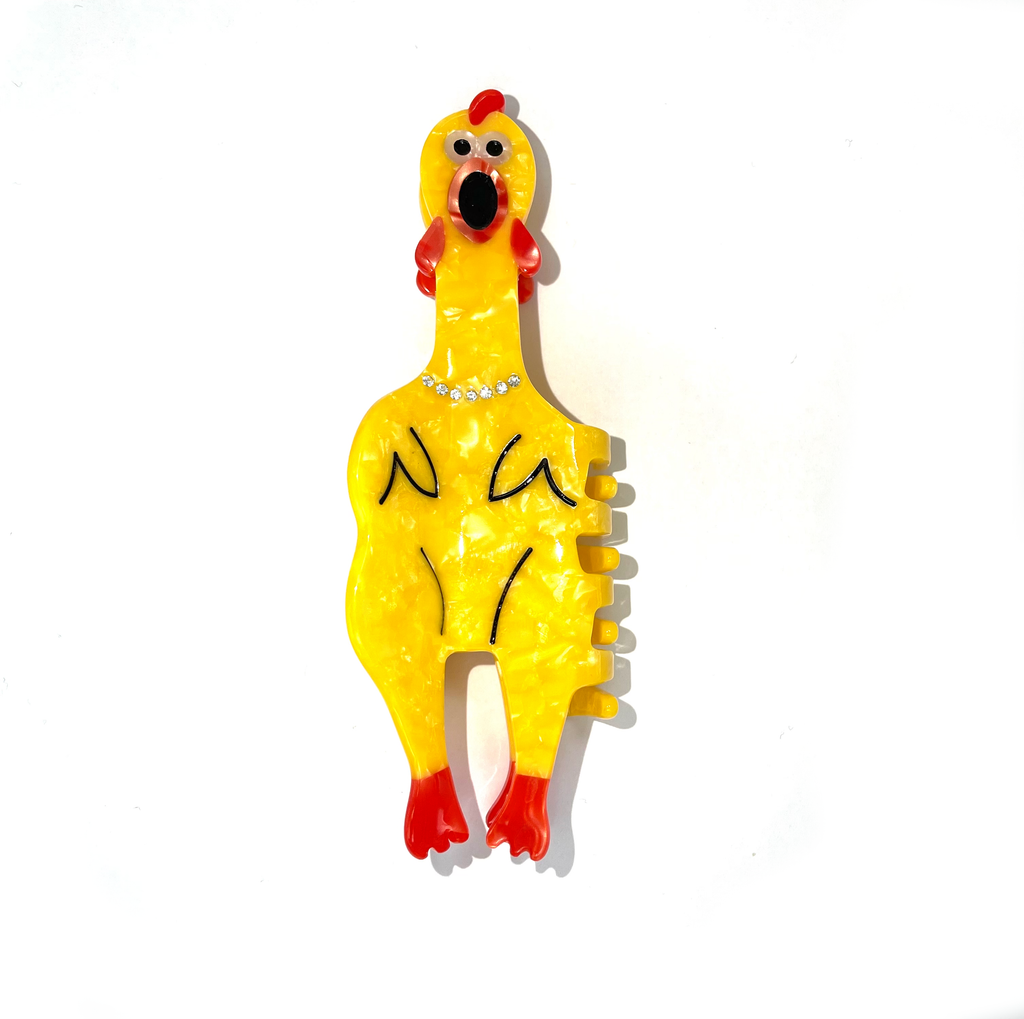 Screaming Chicken Hair Claw