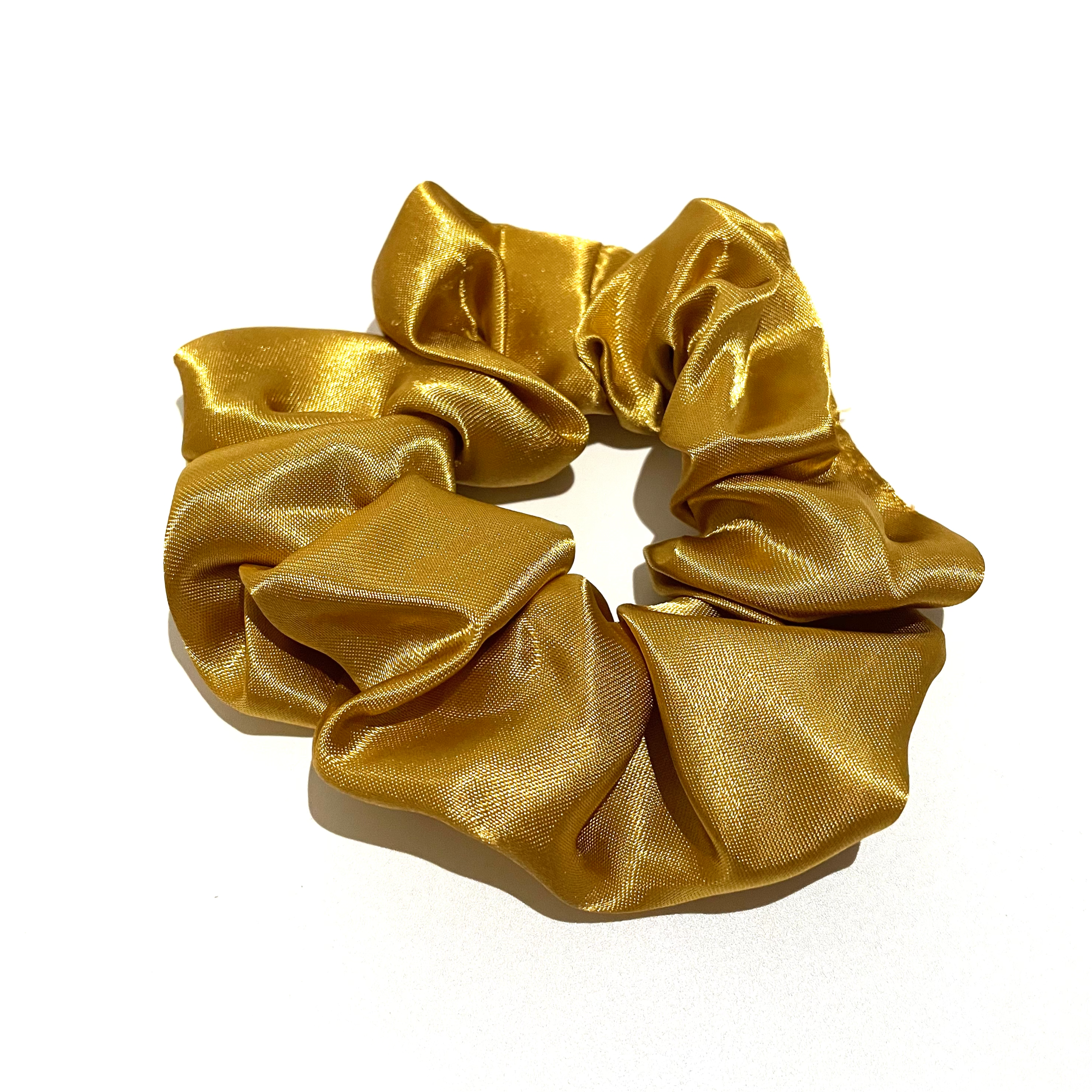 Silk Scrunchie in Golden
