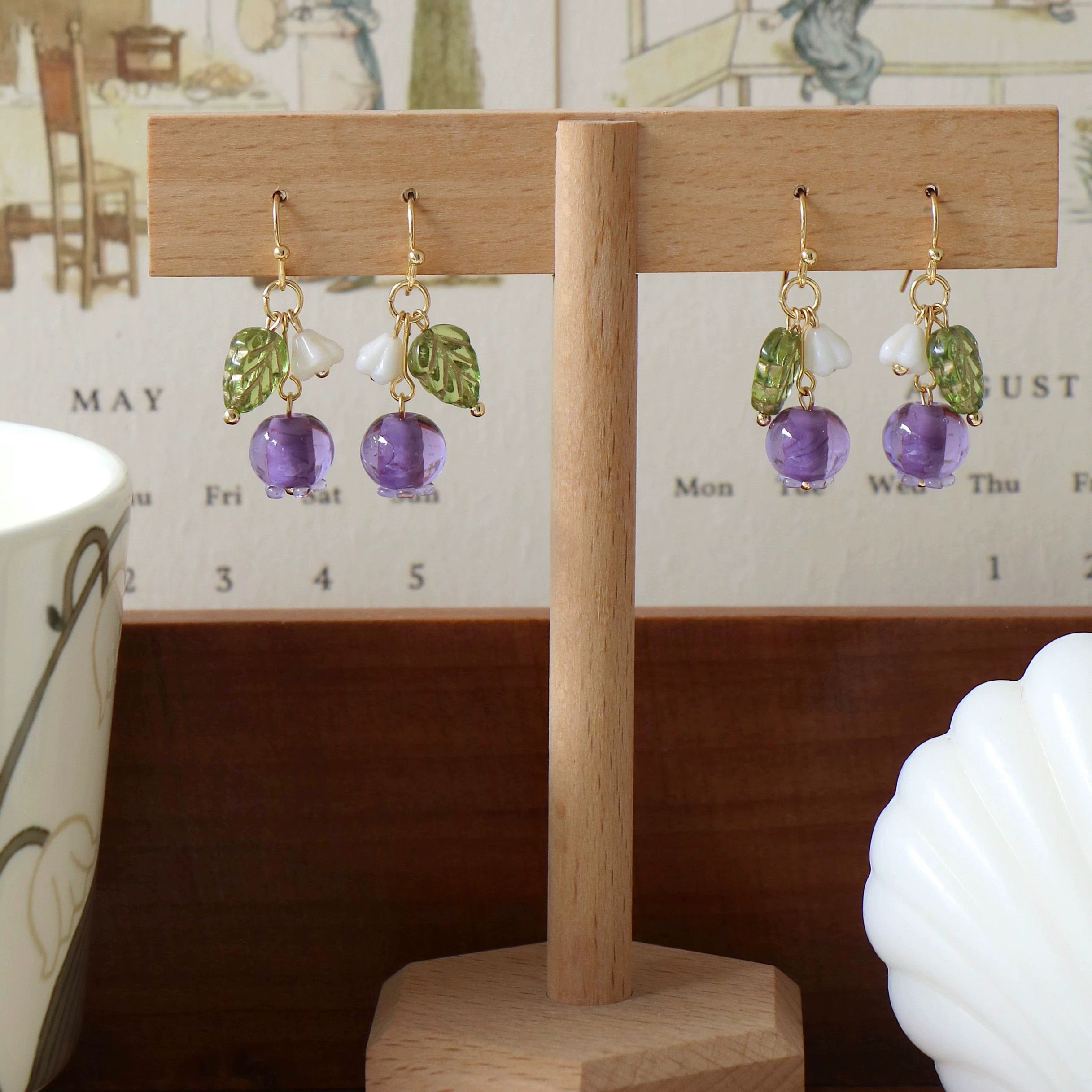 Yummy Blueberry earrings