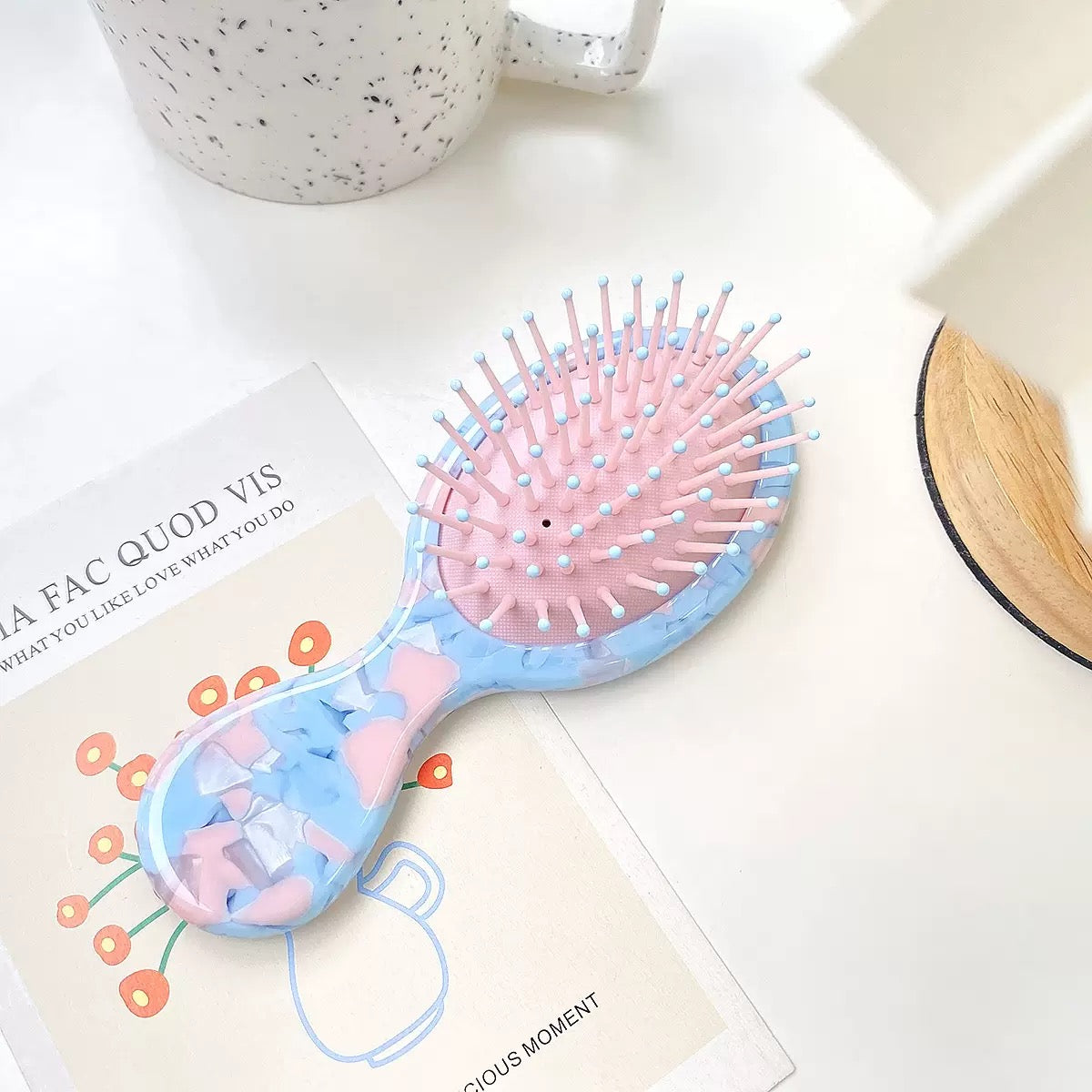 THE NAMEPLATE CUSTOMIZED PADDLE BRUSH