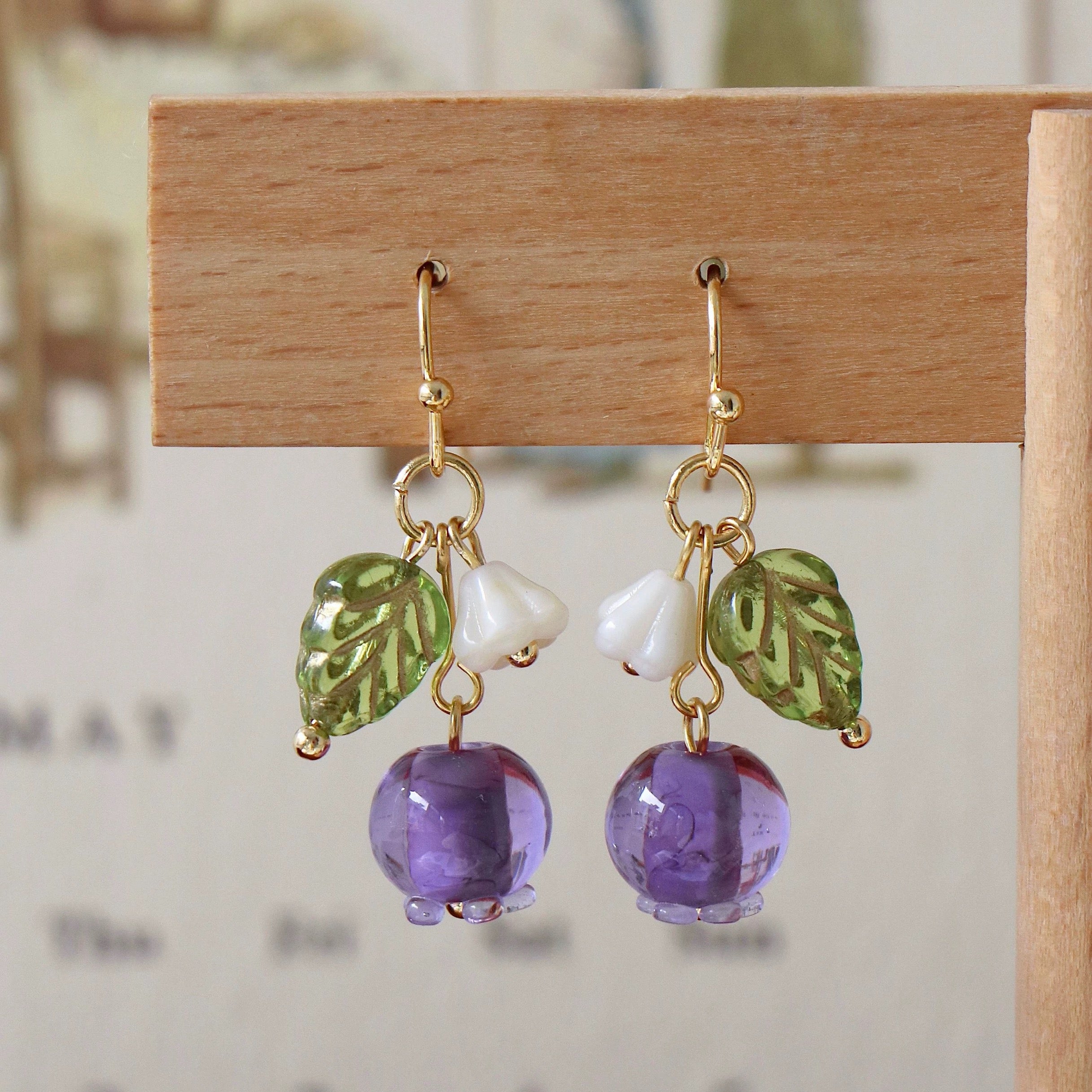 Yummy Blueberry earrings