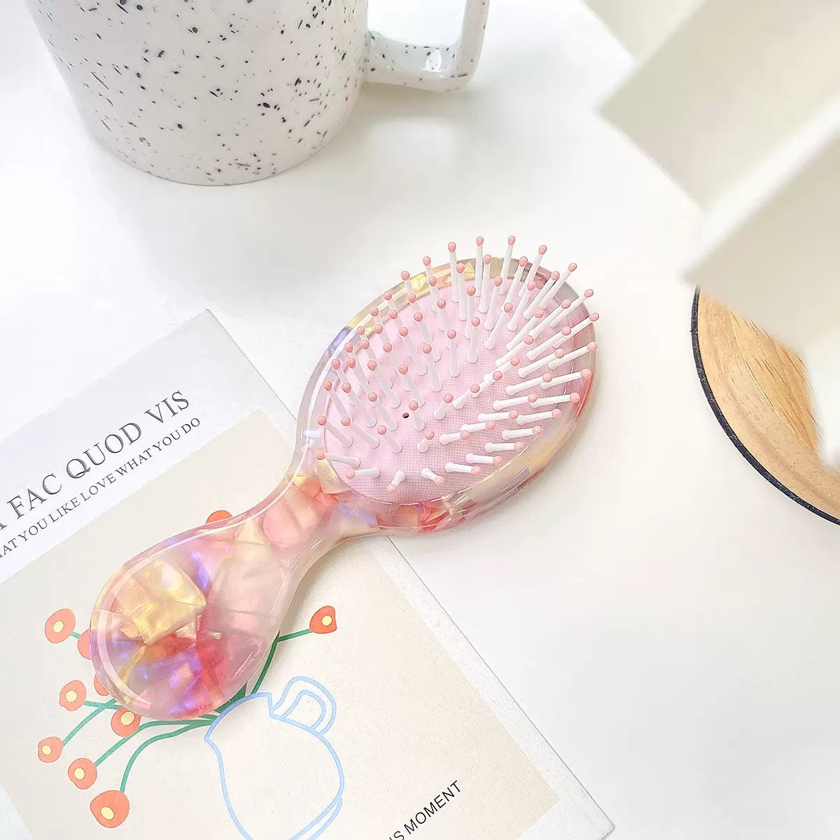 THE NAMEPLATE CUSTOMIZED PADDLE BRUSH