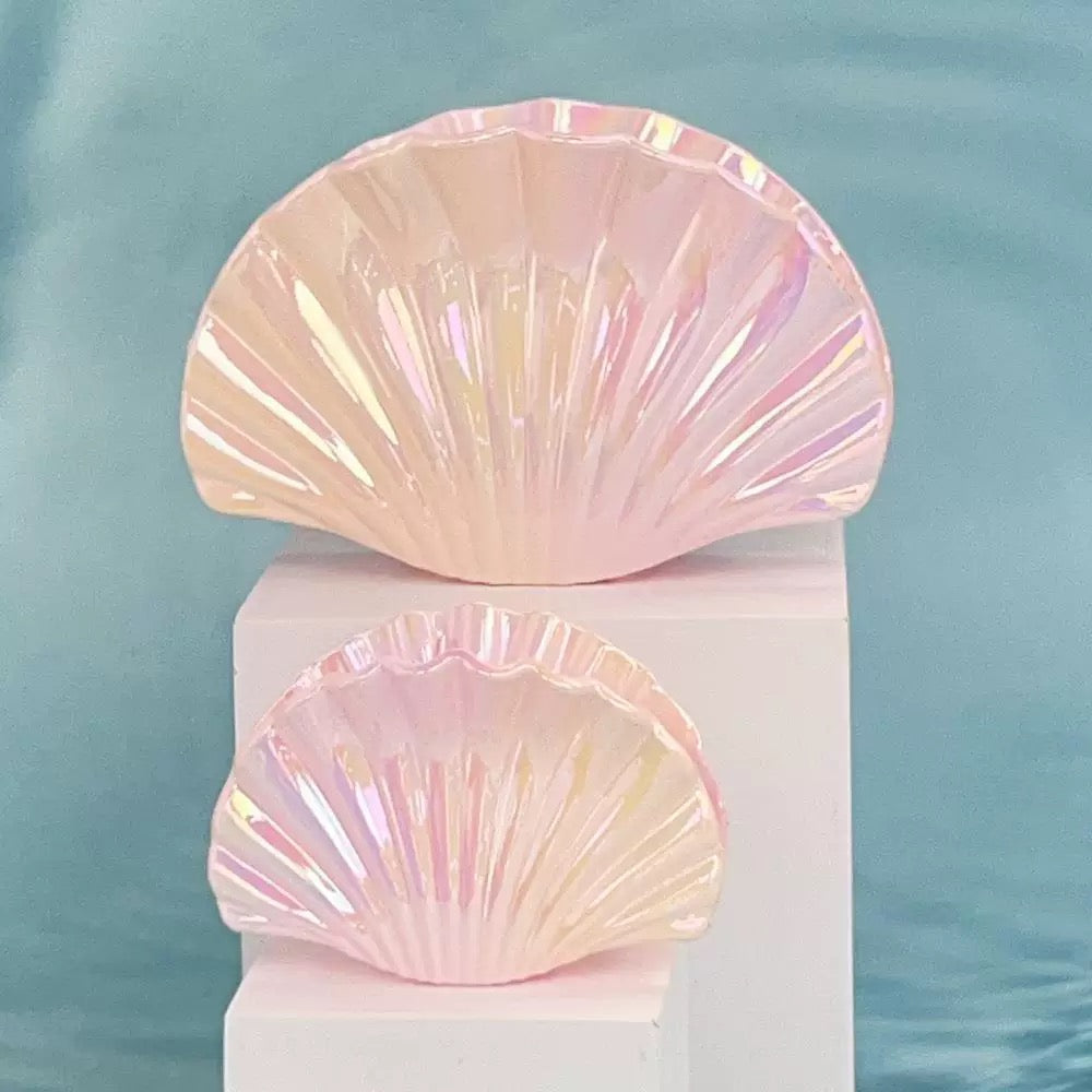 Sea shell hair claw-pink