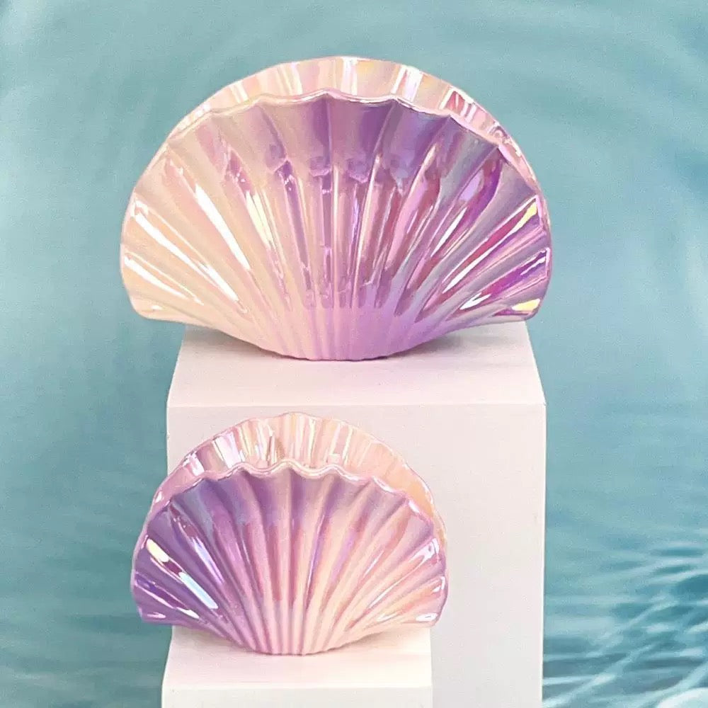 Sea shell hair claw-Purple