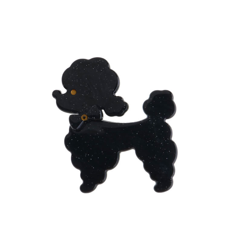 grey Poodle dog clip