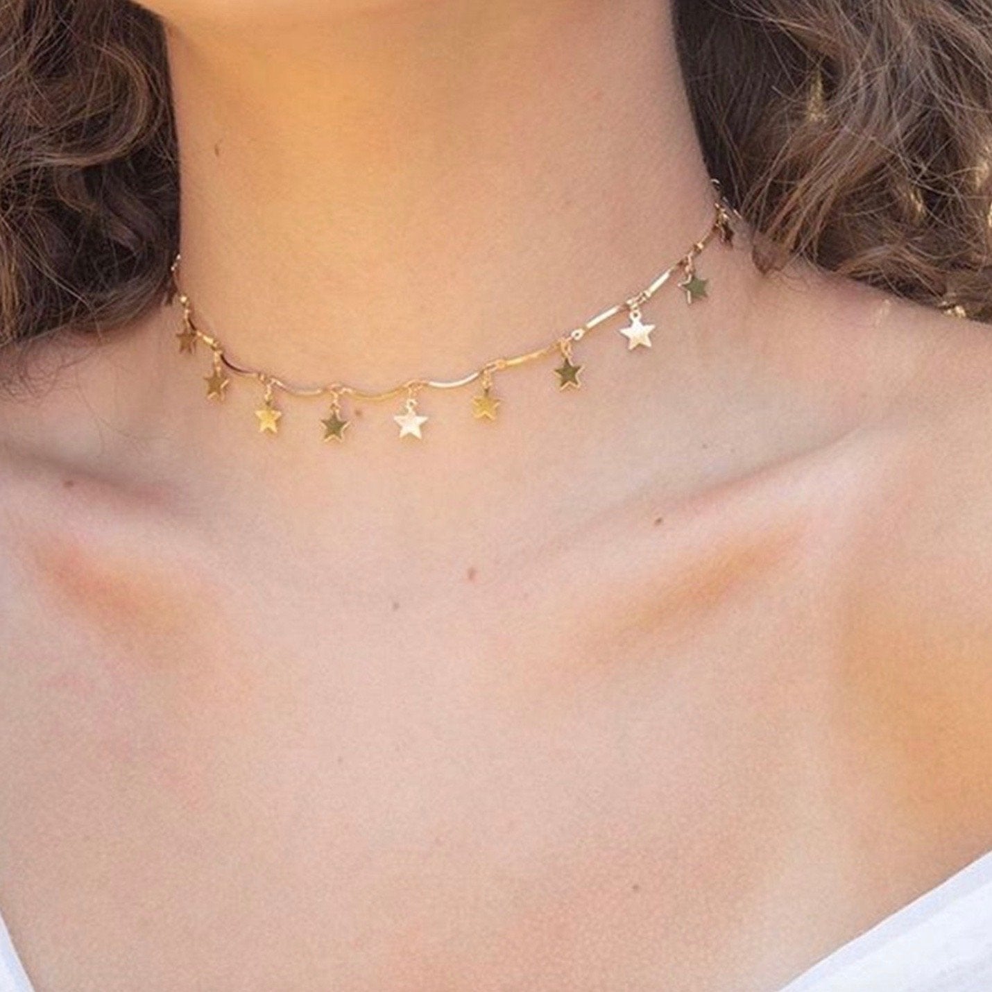 Gold Dust Woman Choker