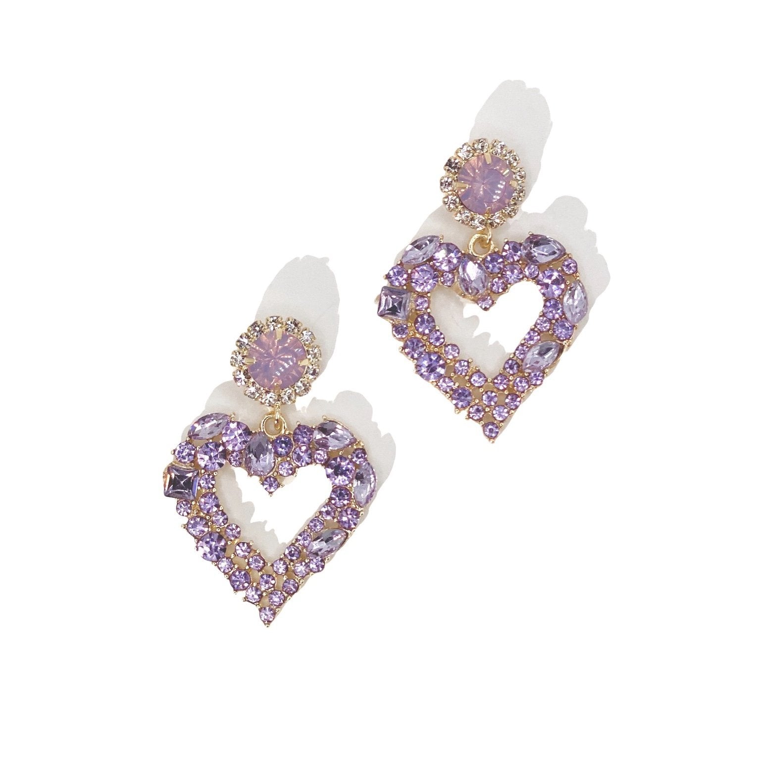 Lola Earrings in Lavender