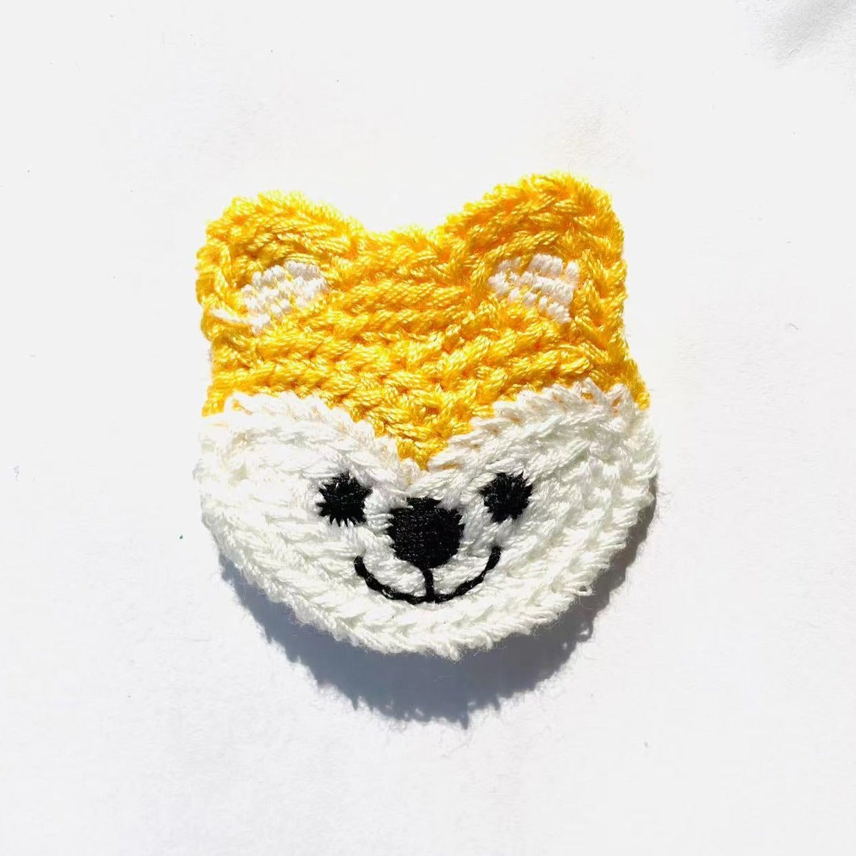 Hand-woven Shiba Inu dog clips